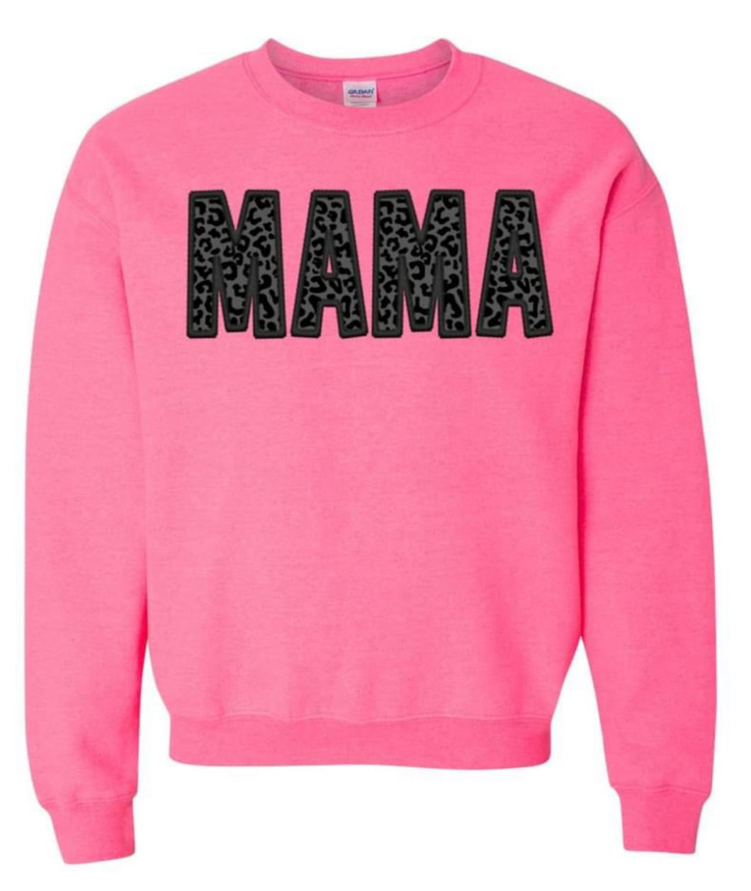 Black leopard mama sweatshirt/tshirt